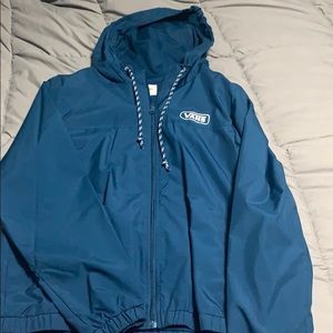 Vans teal windbreaker